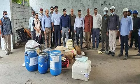 ஐதராபாத்; ரூ.468 கோடி மதிப்பிலான போதை பொருட்களை அழித்த சுங்க அதிகாரிகள்