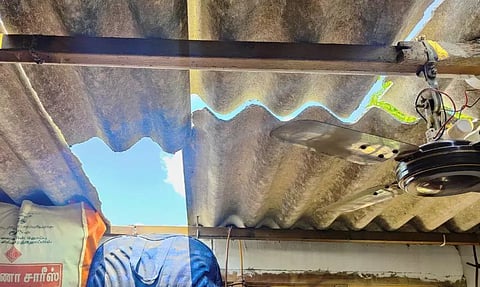 வெடி விபத்தால் வீடுகளில் விரிசல்