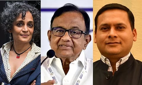 எழுத்தாளர் அருந்ததி ராய் மீது வழக்கு தொடர அனுமதி: ப.சிதம்பரத்தின் விமர்சனத்துக்கு பாஜக பதில்