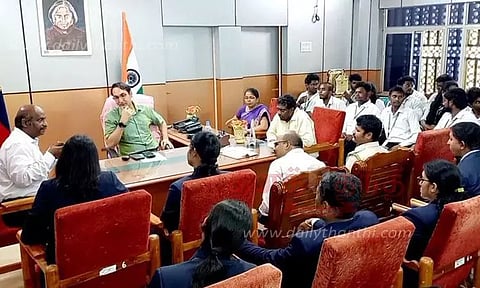 வேலூர் சீர்திருத்த நிர்வாக அகாடமியினர் ஆய்வு