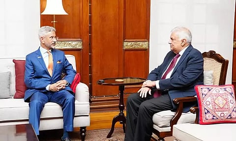 இலங்கை அதிபருடன் மத்திய மந்திரி ஜெய்சங்கர் சந்திப்பு