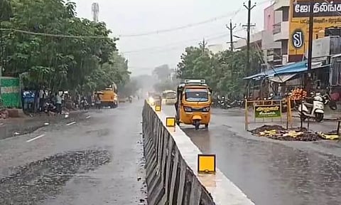 கோவில்பட்டியில் 3 மணி நேரம் பலத்தமழை