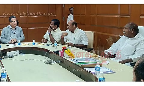 முதல்-அமைச்சர் ரங்கசாமி தலைமையில் ஆய்வு கூட்டம்