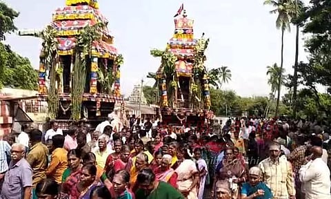 குற்றாலநாத சுவாமி கோவில் தேரோட்டம்