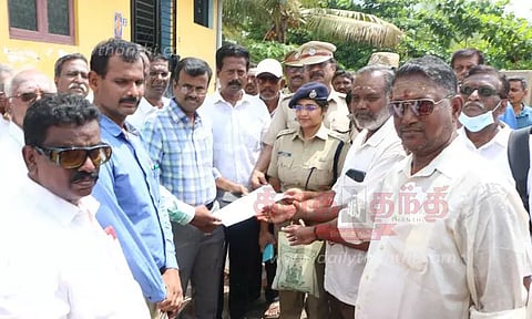 காமாட்சியம்மன் கோவிலுக்கு சொந்தமான ரூ.50 கோடி நிலம் மீட்டு ஒப்படைப்பு