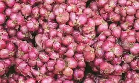 வரத்து குறைவால் சின்ன வெங்காயம் ரூ.110-க்கு விற்பனை