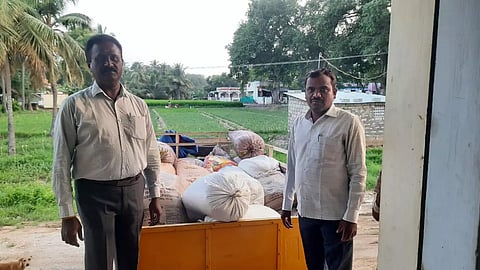 2½ டன் ரேஷன் அரிசி பறிமுதல்