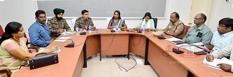 ராணுவ ஆள் சேர்ப்பு முன்னேற்பாடுகள் ஆய்வுக்கூட்டம்