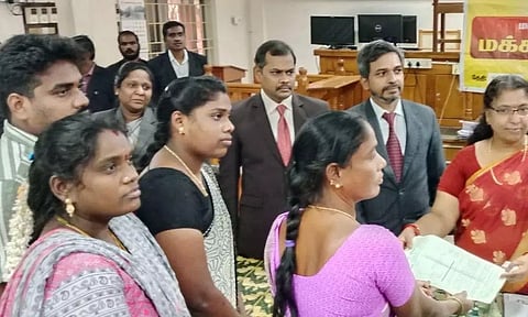 விழுப்புரம் கோர்ட்டில் நடந்த மக்கள் நீதிமன்றத்தில் 441 வழக்குகளுக்கு ரூ.9¼ கோடிக்கு தீர்வு