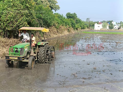 சம்பா சாகுபடி பணி தீவிரம்