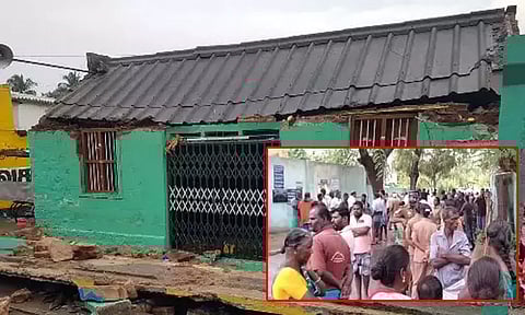 திருப்பூரில் சமுதாய நலக்கூடம் மேற்கூரை இடிந்து விழுந்து 3 பேர் உயிரிழப்பு..!
