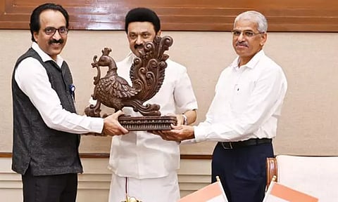 முதல்-அமைச்சர் மு.க.ஸ்டாலினுடன் இஸ்ரோ தலைவர் சோம்நாத் சந்திப்பு..!