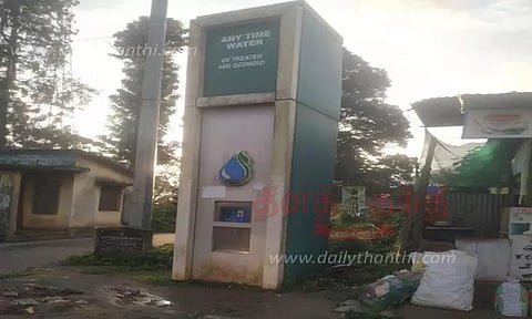 தானியங்கி குடிநீர் எந்திரங்கள் பழுது