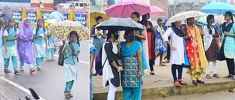 திண்டுக்கல்லில் இடி, மின்னலுடன் மழை; பள்ளி, கல்லூரிகளுக்கு விடுமுறை