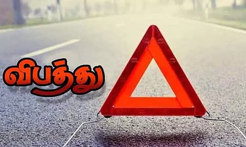 தடுப்பு சுவரில் மோட்டார்சைக்கிள் மோதி மேம்பாலத்தில் இருந்து கீழே விழுந்த வாலிபர் படுகாயம்