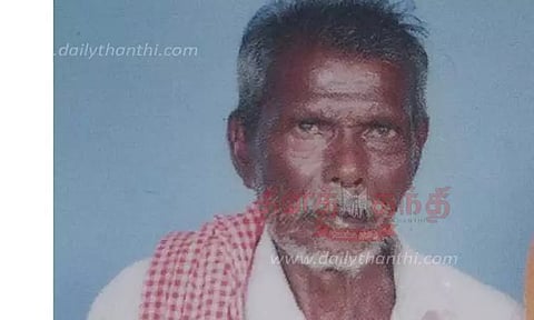 சுவர் இடிந்து விழுந்து முதியவர் பலி