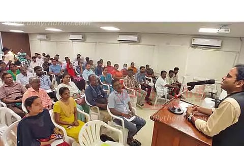 மதுரையில் வருமான வரி பிடித்தம் விழிப்புணர்வு கூட்டம்