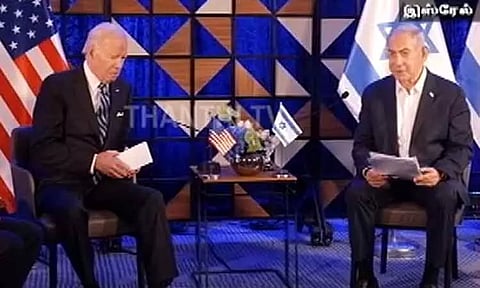 'ஐ.எஸ்.ஐ.எஸ். அமைப்பை விட மோசமானது ஹமாஸ்' - இஸ்ரேல் பிரதமர் நெதன்யாகு