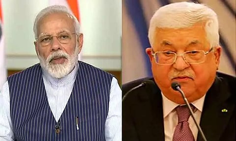 காசா மருத்துவமனை தாக்குதல் தொடர்பாக பாலஸ்தீன அதிபருடன் பிரதமர் மோடி பேச்சு