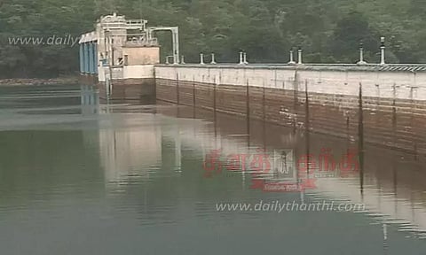 பெருஞ்சாணி அணை நீர்மட்டம் 70 அடியை எட்டியது