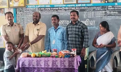 அரசு பள்ளியில் உணவு திருவிழா