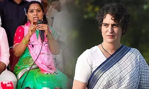 குடும்ப அரசியல் பற்றி பிரியங்கா பேசுவது வேடிக்கையானது - சந்திரசேகர ராவ் மகள் பதிலடி