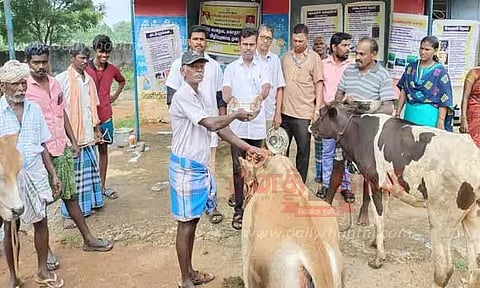 பொட்டல்புதூரில் கால்நடை மருத்துவ முகாம்