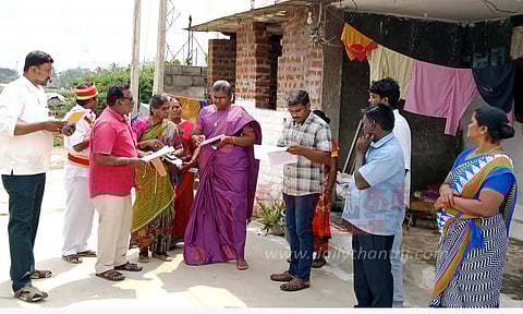 வளர்ச்சி பணிகளை கலெக்டர் உமா நேரில் ஆய்வு