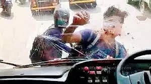 அரசு பஸ் கண்ணாடியை உடைத்தவர் கைது