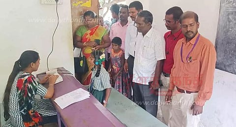 மாற்றுத்திறனாளி மாணவர்களுக்கான மருத்துவ முகாம்