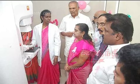 நெல்லை அரசு ஆஸ்பத்திரி புற்றுநோய் மையம் சிறப்பாக செயல்படுகிறது-சபாநாயகர் அப்பாவு பாராட்டு