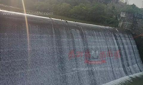 குமரியில் பெய்த கனமழையால் மாம்பழத்துறையாறு அணை நிரம்பியது