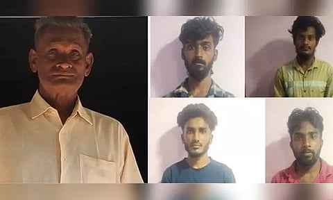 முகமூடி கொள்ளையர்கள் 4 பேரை அரிவாளை கொண்டு விரட்டிய 80 வயது முதியவர்..!