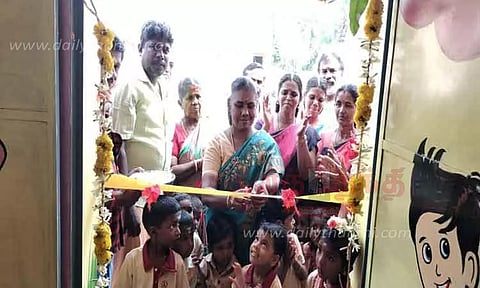 புதிய அங்கன்வாடி கட்டிடம் திறப்பு