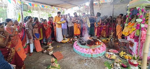 தேவதுர்க்கை அம்மன் கோவிலில் சண்டி யாகம்