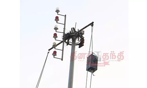 2-ம் எண் புயல் எச்சரிக்கை கூண்டு ஏற்றம்