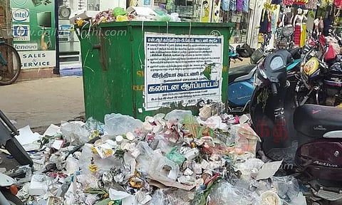 ஒரே நாளில் 450 டன் குப்பை அகற்றம்