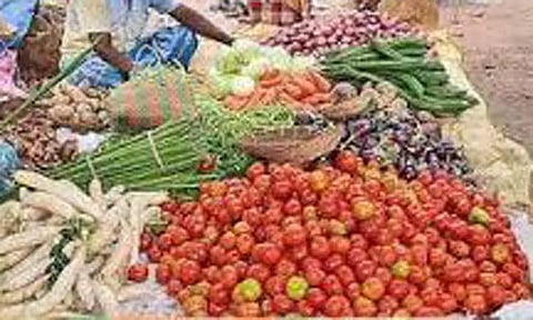 ரூ.1 கோடியே 17 லட்சத்துக்கு காய்கறிகள் விற்பனை