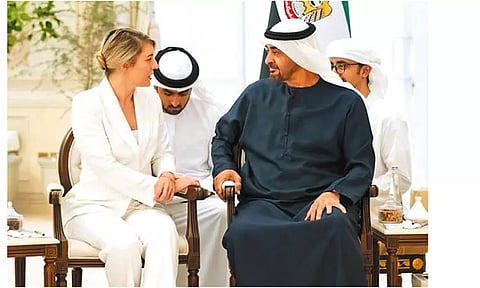 அமீரக அதிபருடன் கனடா வெளியுறவு மந்திரி சந்திப்பு