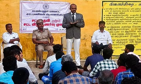 பெரம்பலூர் கிளை சிறைவாசிகளுக்கு சட்ட விழிப்புணர்வு முகாம்