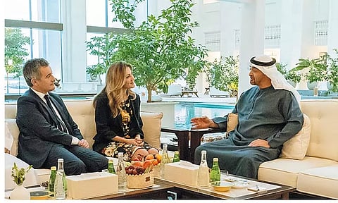 அமீரக அதிபருடன் இண்டர்போல் அதிகாரிகள் சந்திப்பு