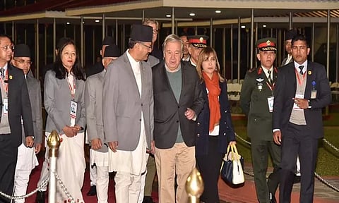 நான்கு நாள் பயணமாக நேபாளம் சென்றார் அன்டோனியோ குட்டரெஸ்