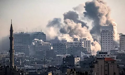 ஹமாஸ் அமைப்பின் நூற்றுக்கணக்கான இலக்குகள் மீது இஸ்ரேல் அதிரடி தாக்குதல்
