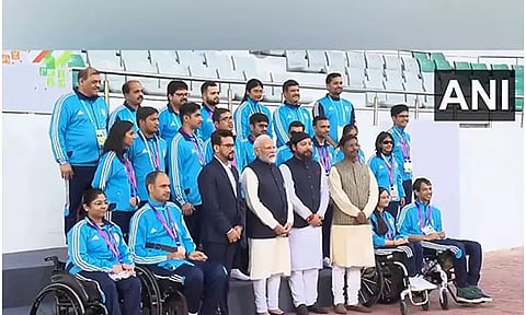 பாரா ஆசிய விளையாட்டு போட்டியில் பதக்கம் வென்ற வீரர்களுக்கு பிரதமர் மோடி பாராட்டு
