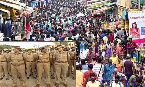 தீபாவளி பண்டிகையை முன்னிட்டு, சென்னையில் 18 ஆயிரம் போலீசார் குவிப்பு...!