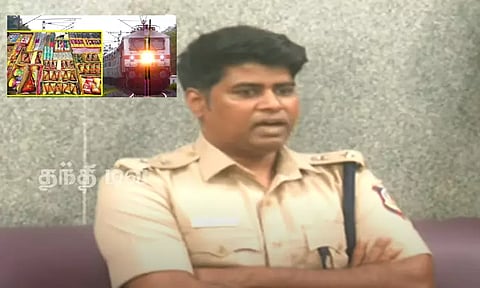 "ரெயில்களில் பட்டாசு கொண்டு செல்ல கூடாது" மீறினால் ரூ. 5,000 அபராதம் விதிக்கப்படும் என எச்சரிக்கை