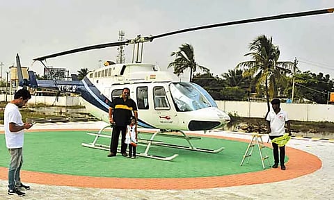 முதல் முறையாக கோவளம், முட்டுக்காடு பகுதிகளை சுற்றிப்பார்க்க ஹெலிகாப்டர் வசதி