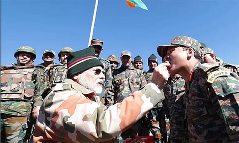 இந்திய ராணுவம் இருக்கும் இடம் கிட்டதட்ட கோவிலுக்கு சமமானது- பிரதமர் மோடி