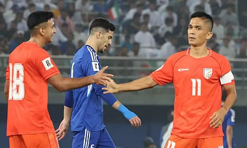 பிபா உலக கோப்பை 2026 தகுதி சுற்று கால்பந்து போட்டிகள்; இந்திய அணி வெற்றி