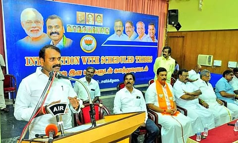 2024-ம் ஆண்டு நடைபெறும் நாடாளுமன்ற தேர்தலில் மோடி 'ஹாட்ரிக்' வெற்றி பெறுவார்- மத்திய மந்திரி எல்.முருகன்